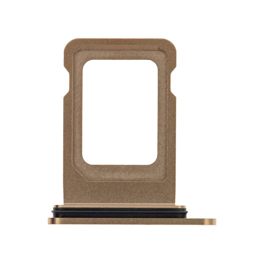 Single Sim Card Tray for iPhone 12 Pro / 12 Pro Max / 13 Pro / 13 Pro Max - Gold