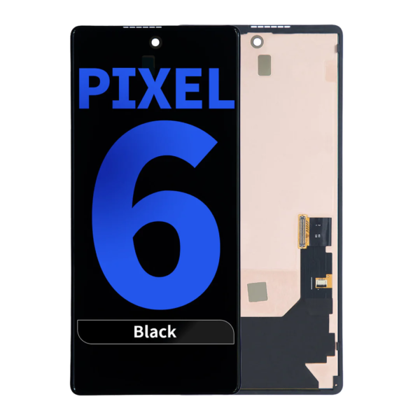 Aftermarket OLED Assembly with Frame for Google Pixel 6 (Without Finger Print Sensor) - Black