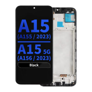 LCD Assembly with Frame for Samsung Galaxy A15 (A155 / 2023) / A15 5G (A156 / 2023) - Black