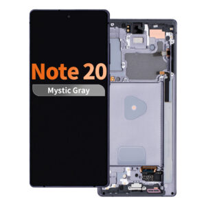Aftermarket OLED Assembly with Frame for Samsung Galaxy Note 20 - Mystic Gray