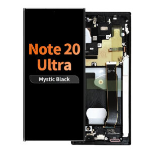 Aftermarket OLED Assembly with Frame for Samsung Galaxy Note 20 Ultra - Mystic Black
