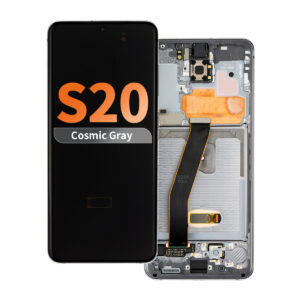 Aftermarket OLED Assembly with Frame for Samsung Galaxy S20 - Cosmic Gray