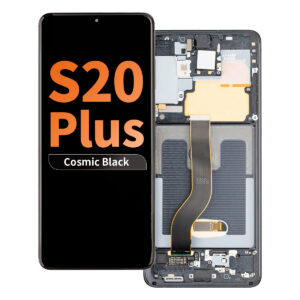 Aftermarket OLED Assembly with Frame for Samsung Galaxy S20 Plus - Cosmic Black