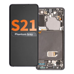 Aftermarket OLED Assembly with Frame for Samsung Galaxy S21 - Phantom Gray