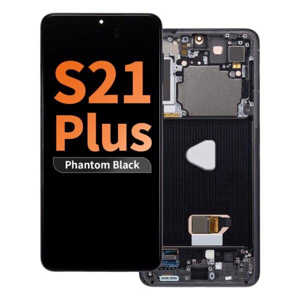 Aftermarket OLED Assembly with Frame for Samsung Galaxy S21 Plus - Phantom Black