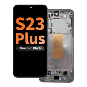 Aftermarket OLED Assembly with Frame for Samsung Galaxy S23 Plus - Phantom Black