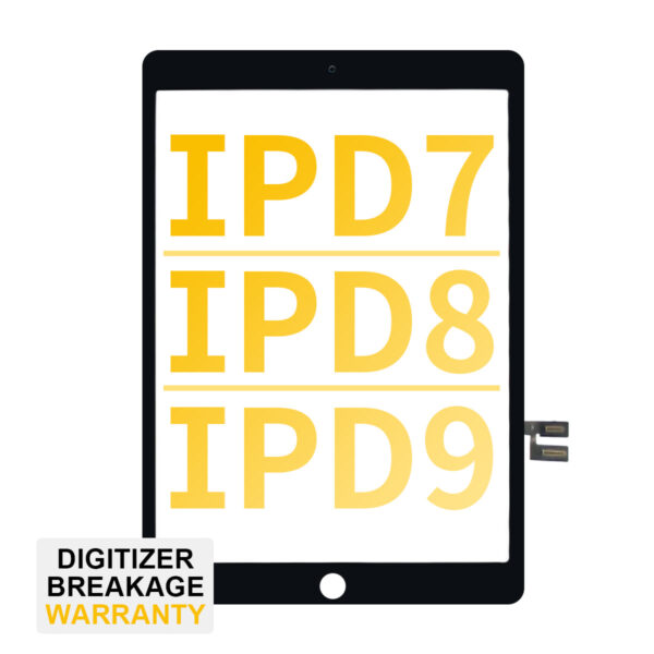 Premium Digitizer for iPad 7 (2019) / iPad 8 (2020) / iPad 9 (2021) - Black